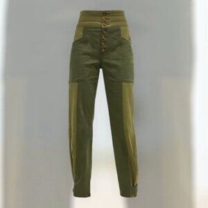 Veronica Beard Marley High-Rise Straight Two-Toned Convertible Leg Jeans Women's